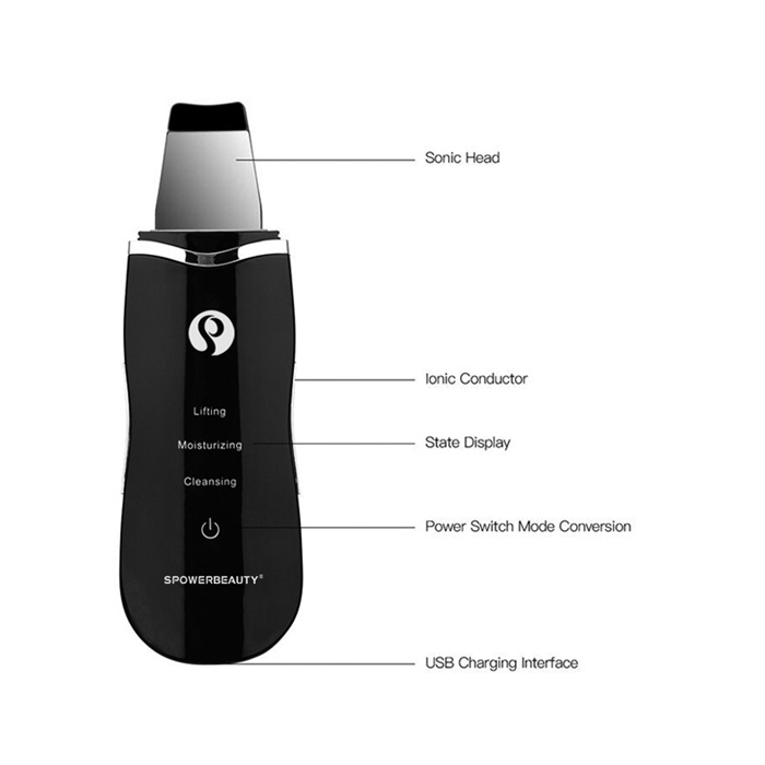 Ultrasonic Skin Scrubber Device S-2