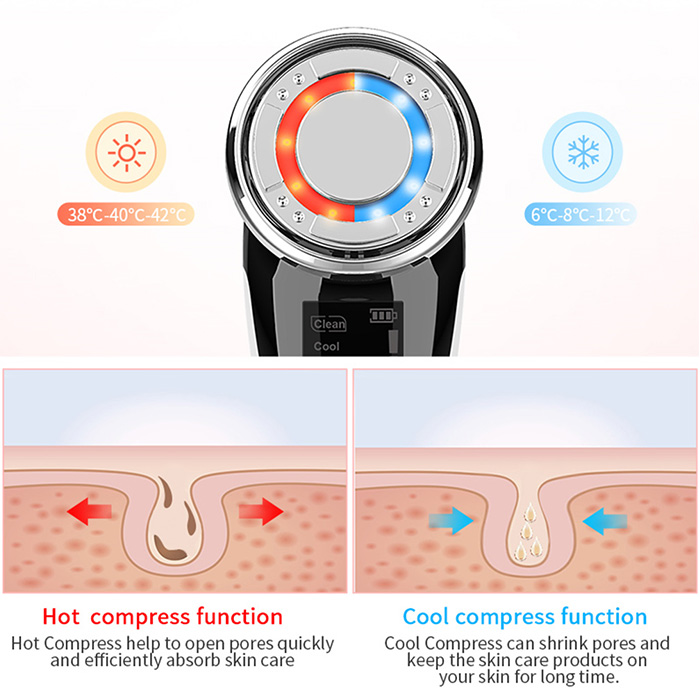 Galvanic Face Massage Cold&Hot E6