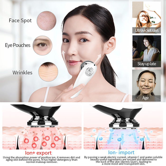 Galvanic Face Massage Cold&Hot E6