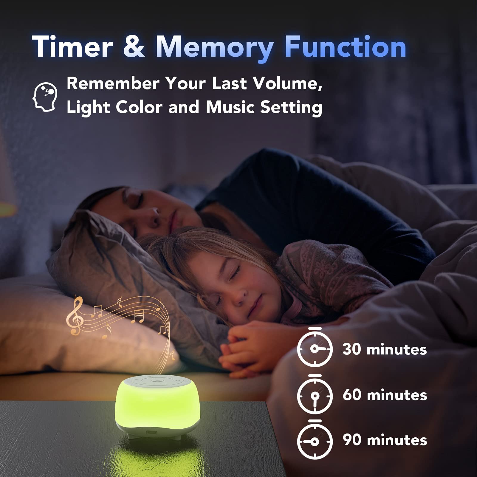 Portable White Noise Sleep Machine Sound Machine